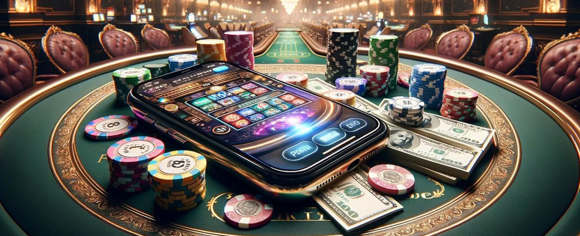 Dynamic Jili77 PH online casino background with vibrant game graphics.